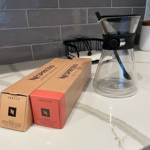 Espresso virtuo craft brew carafe pour over style
